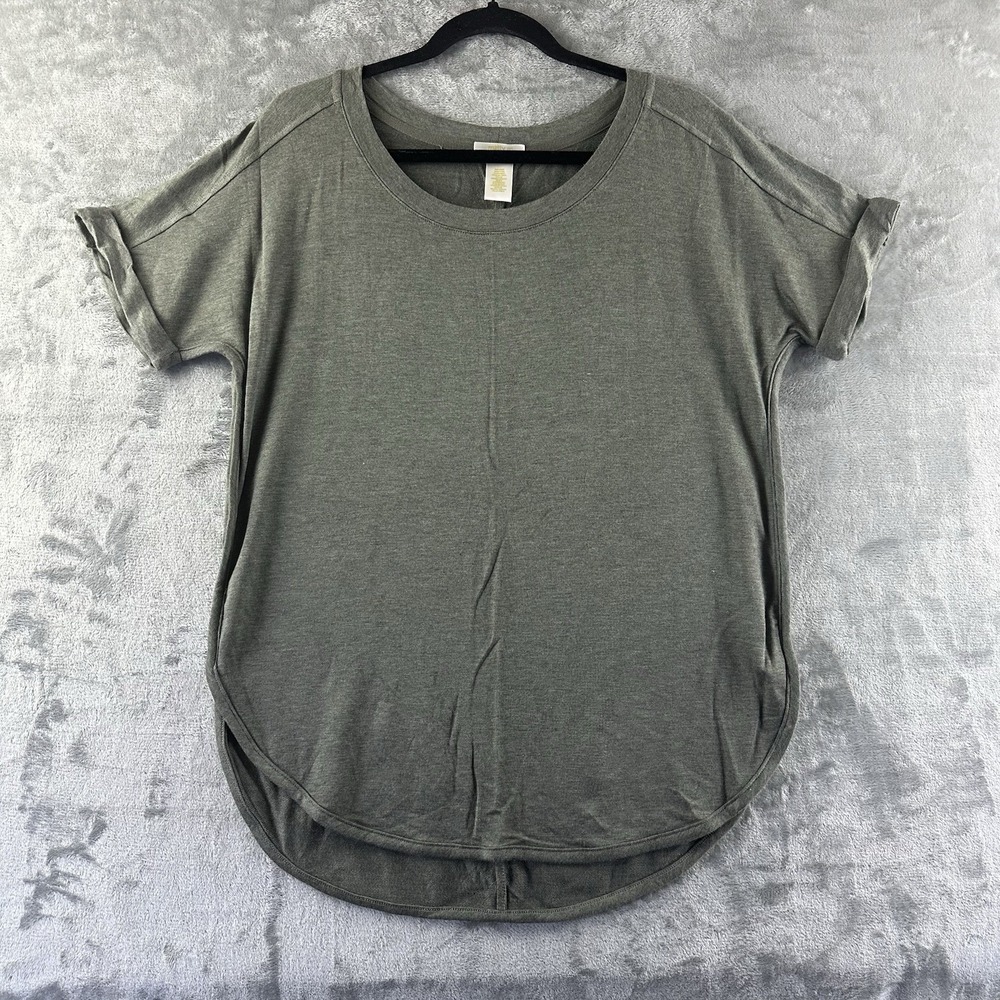 Matty M Top Women's S Olive Green Knit